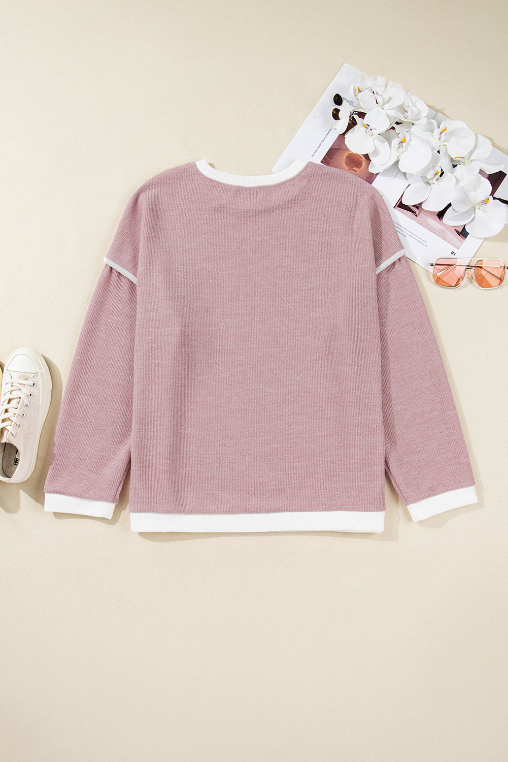 Joanne | Plus Size Drop Shoulder Knitted Top