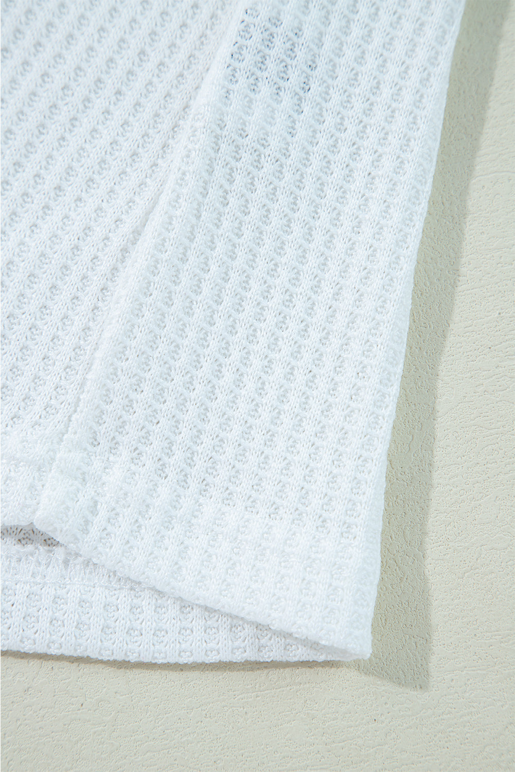 Elena | Leopard Patchwork Waffle Knit Top