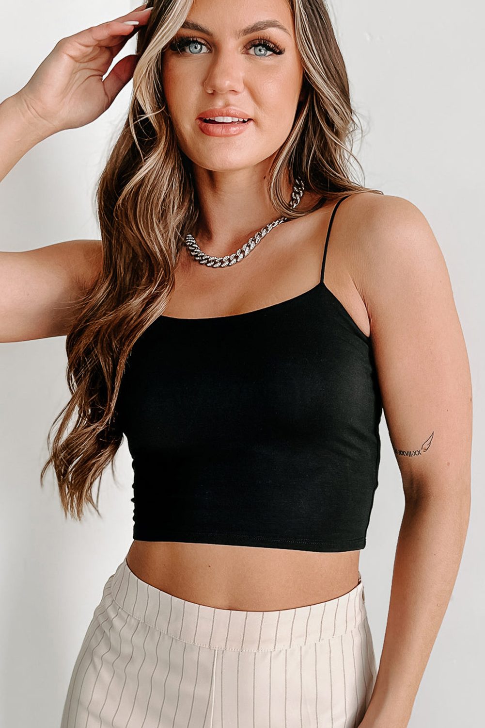Valentina | Slim Cami Cropped Top