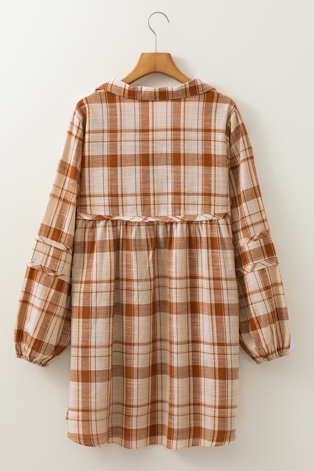 Nikka | Plaid Babydoll Mini Dress