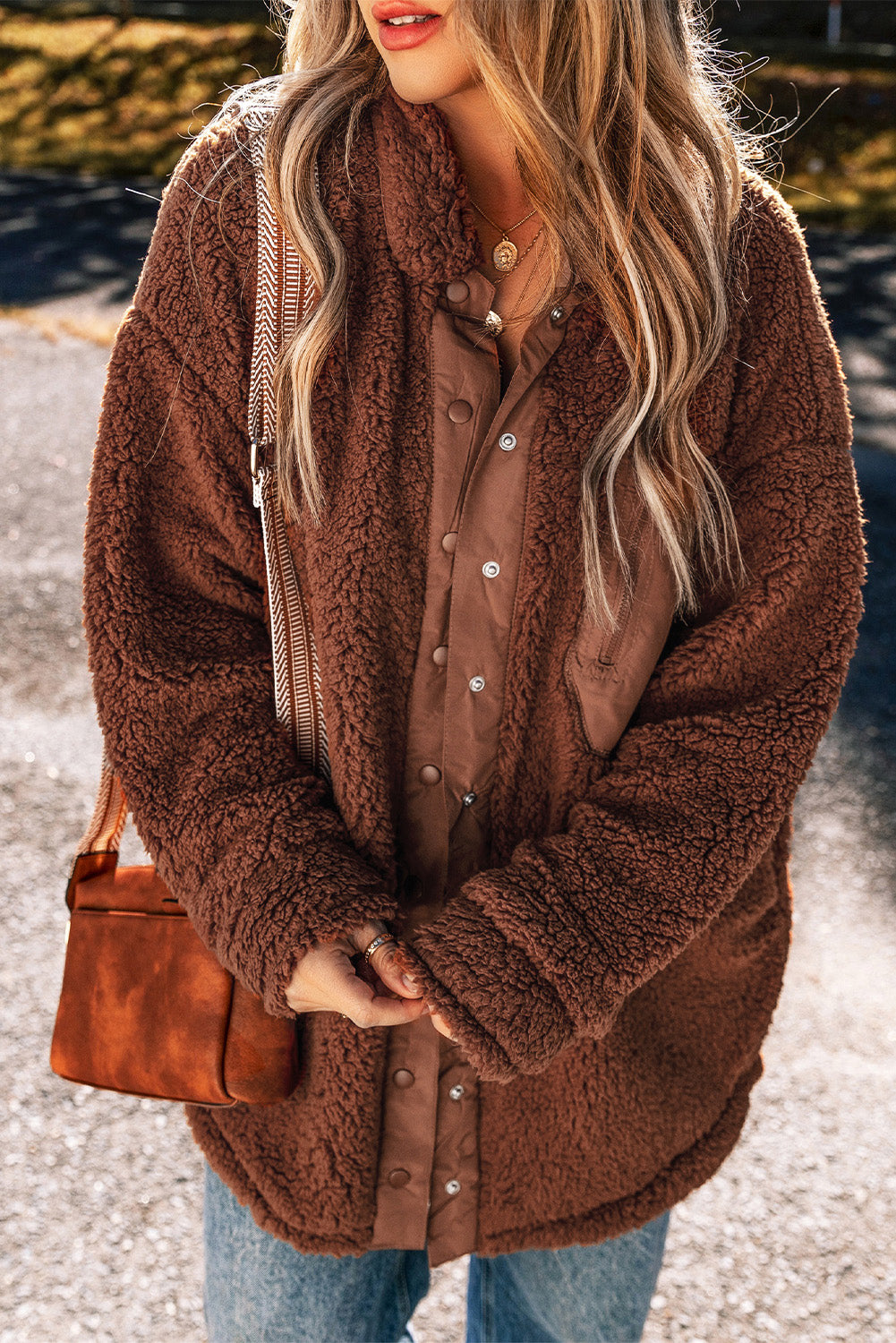 Grace | Teddy Bear Sherpa Jacket