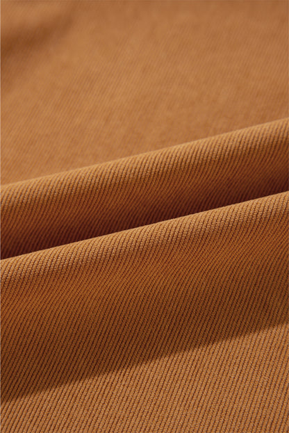 Aurora | Corduroy Puff Sleeve Shift Dress