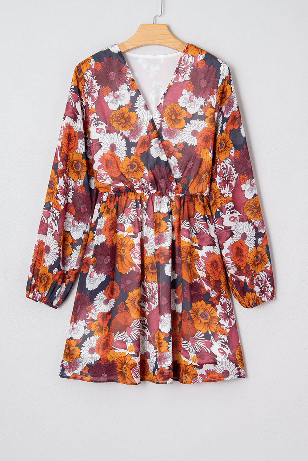Helena | Floral Wrap Mini Dress