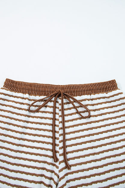 Jessica | Collared V-Neck Pullover & Wide Leg Pants Set