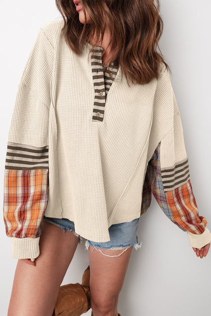 Matilda | Textured Waffle Pullover