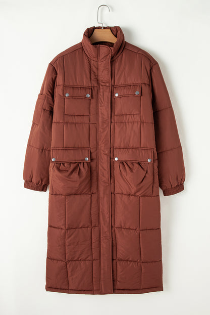 Brooklyn | Quilted Stand-Neck Coat