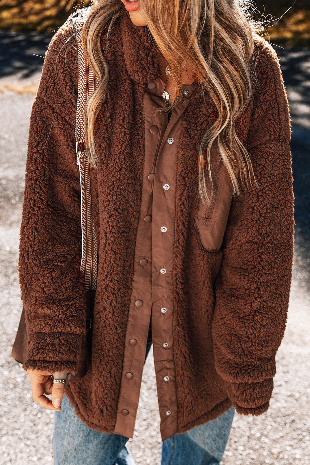 Grace | Teddy Bear Sherpa Jacket