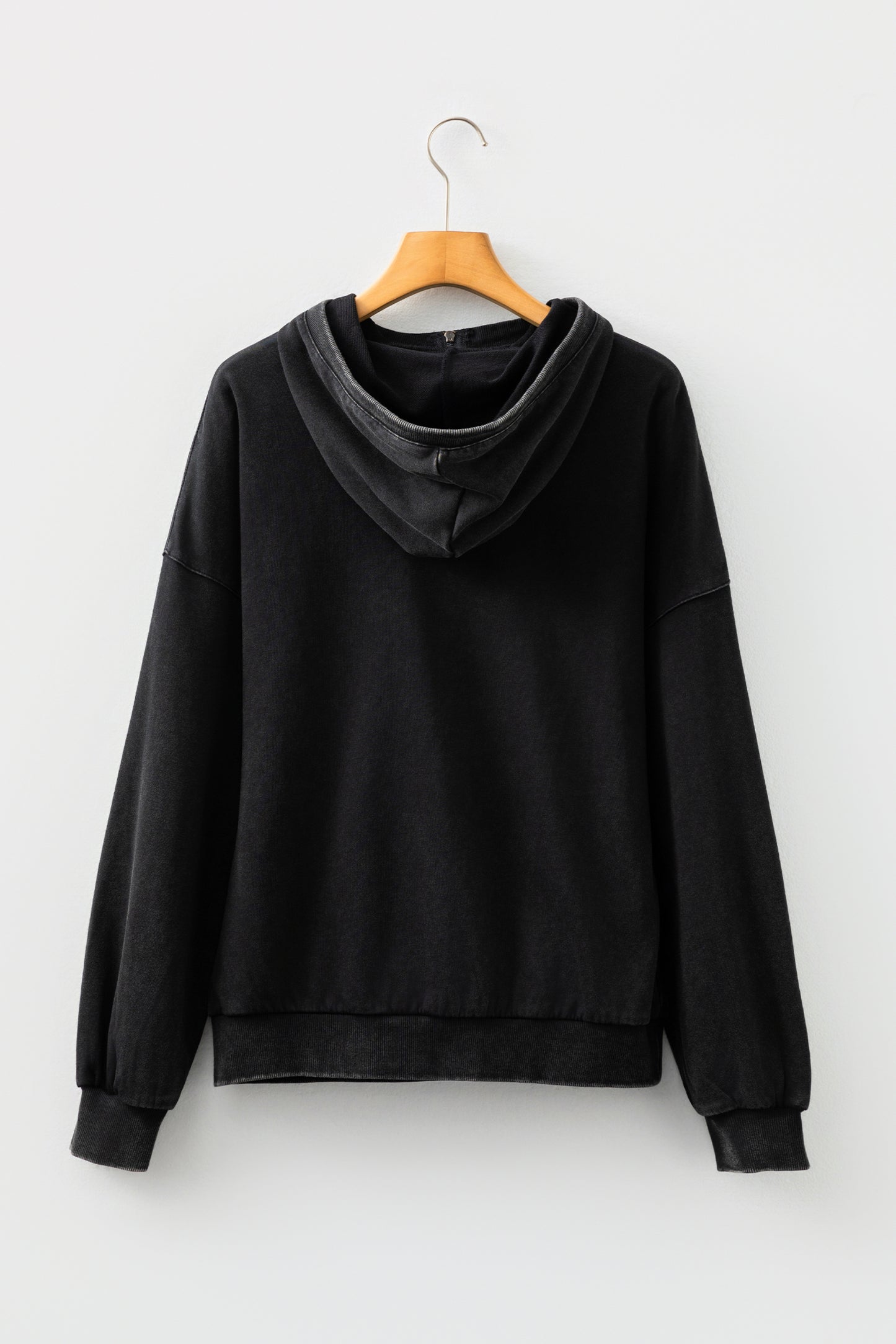 Belle | Mineral Wash Half-Zip Hoodie