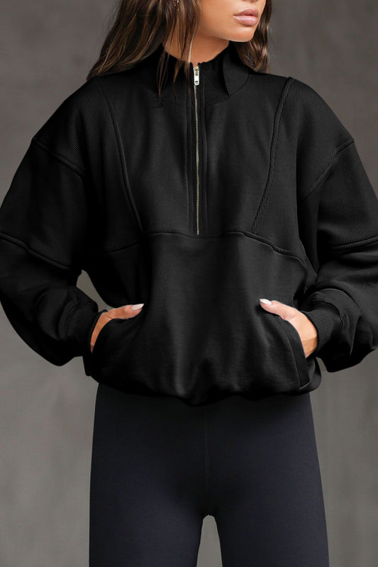 Lara | Half-Zip Fleece Sweatshirt