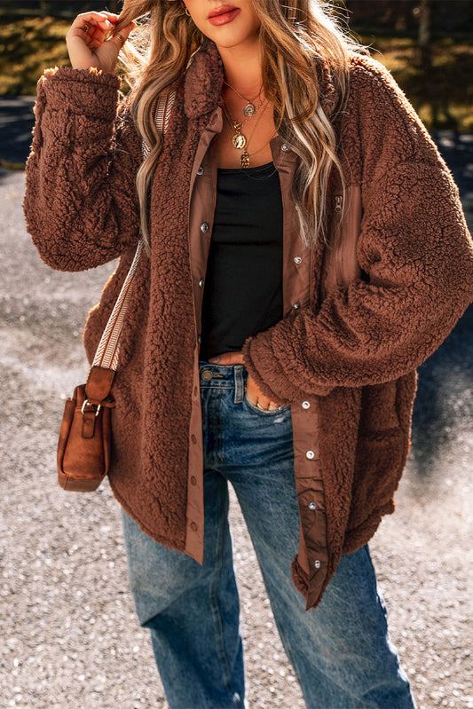 Grace | Teddy Bear Sherpa Jacket