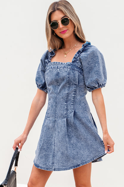 Agnieszka | Bustier Denim Dress