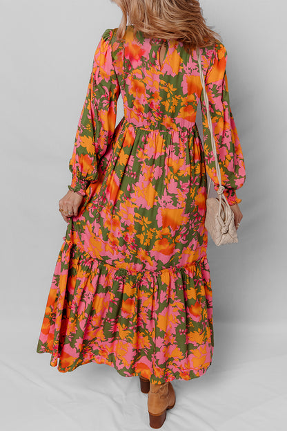 Magdalena | Floral Puff-Sleeve Dress