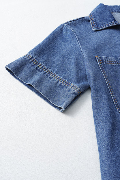 Claire | Short Sleeve Collared Dress