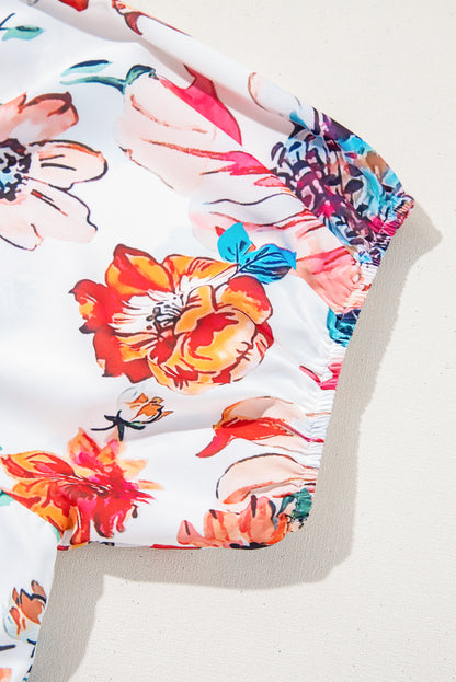 Lacey | Plus Size Floral Puff Sleeve Top