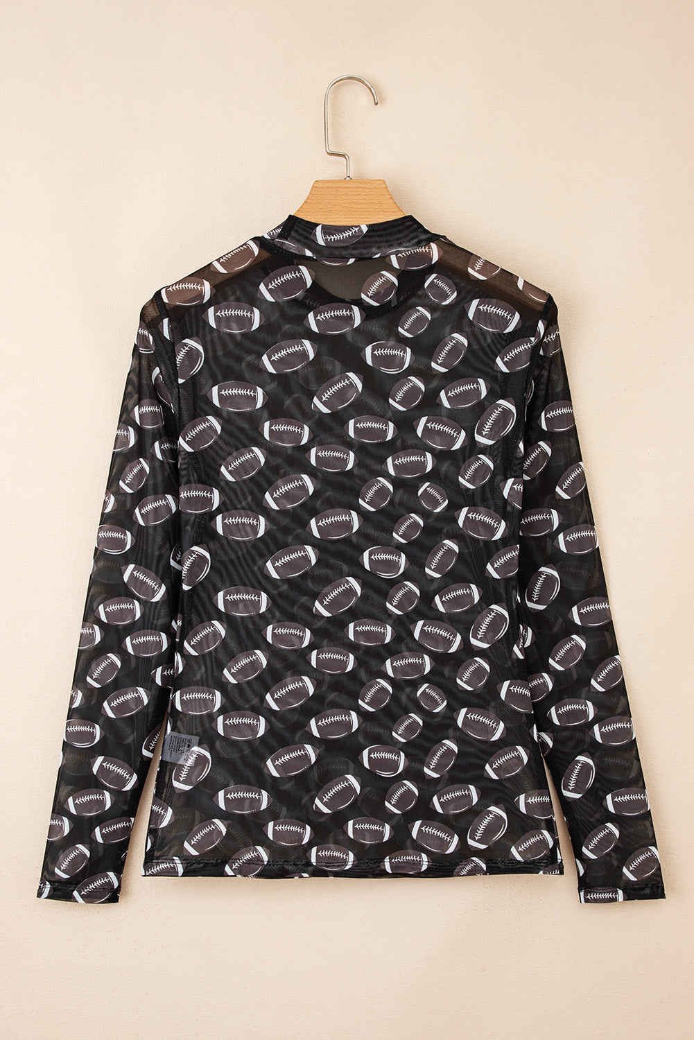 Celeste | Game Day Rugby Mesh Sheer Top