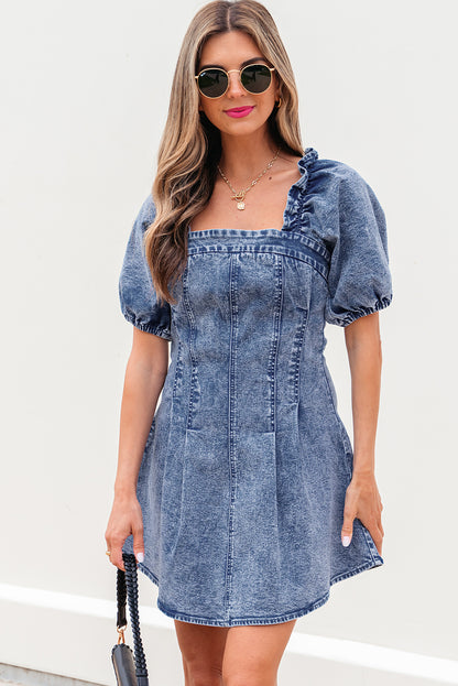 Agnieszka | Bustier Denim Dress