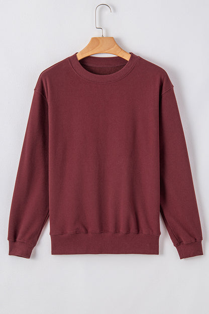 Cristina | Classic Drop Shoulder Crewneck Sweatshirt
