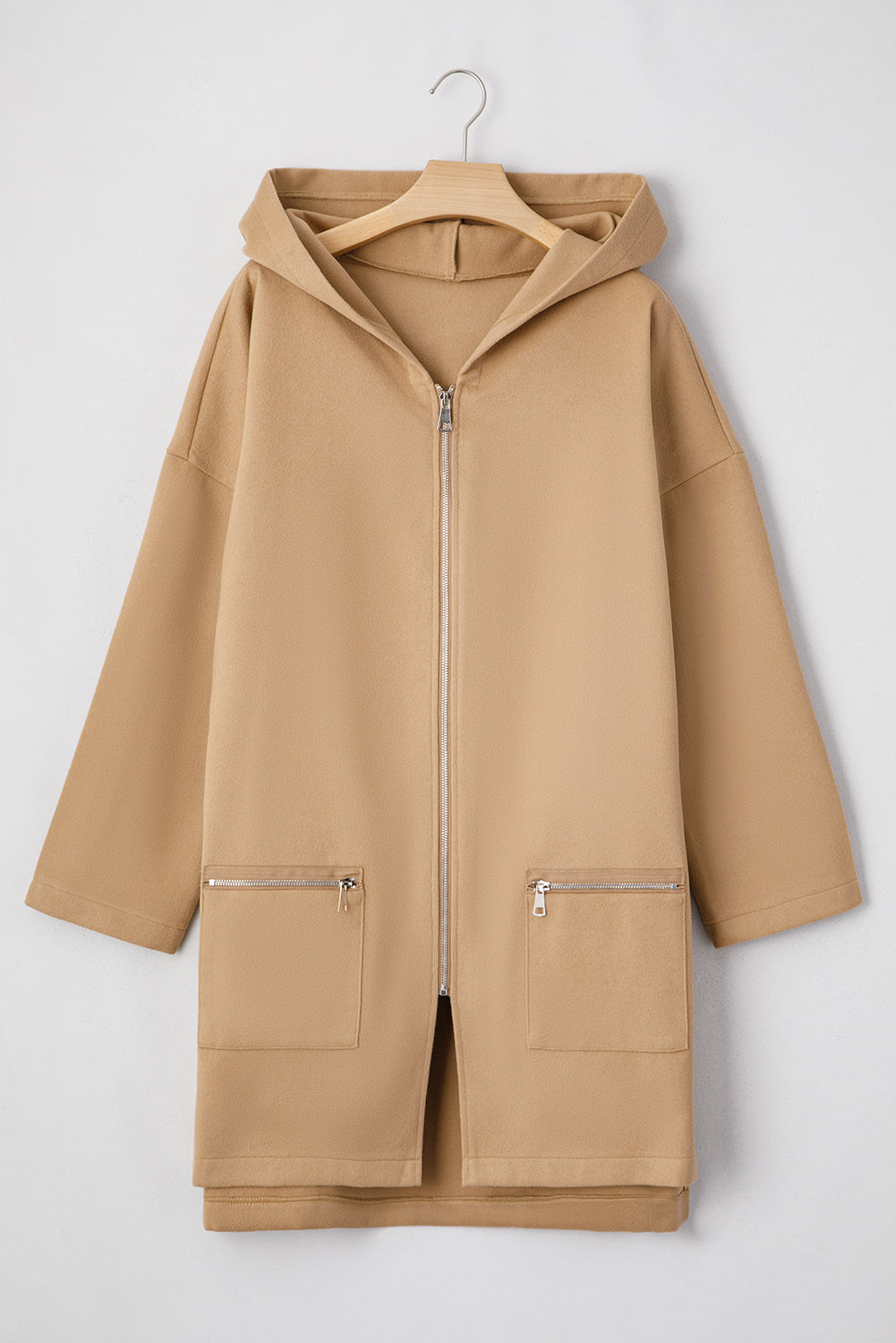 Natalia | Hooded Zip-Up Coat