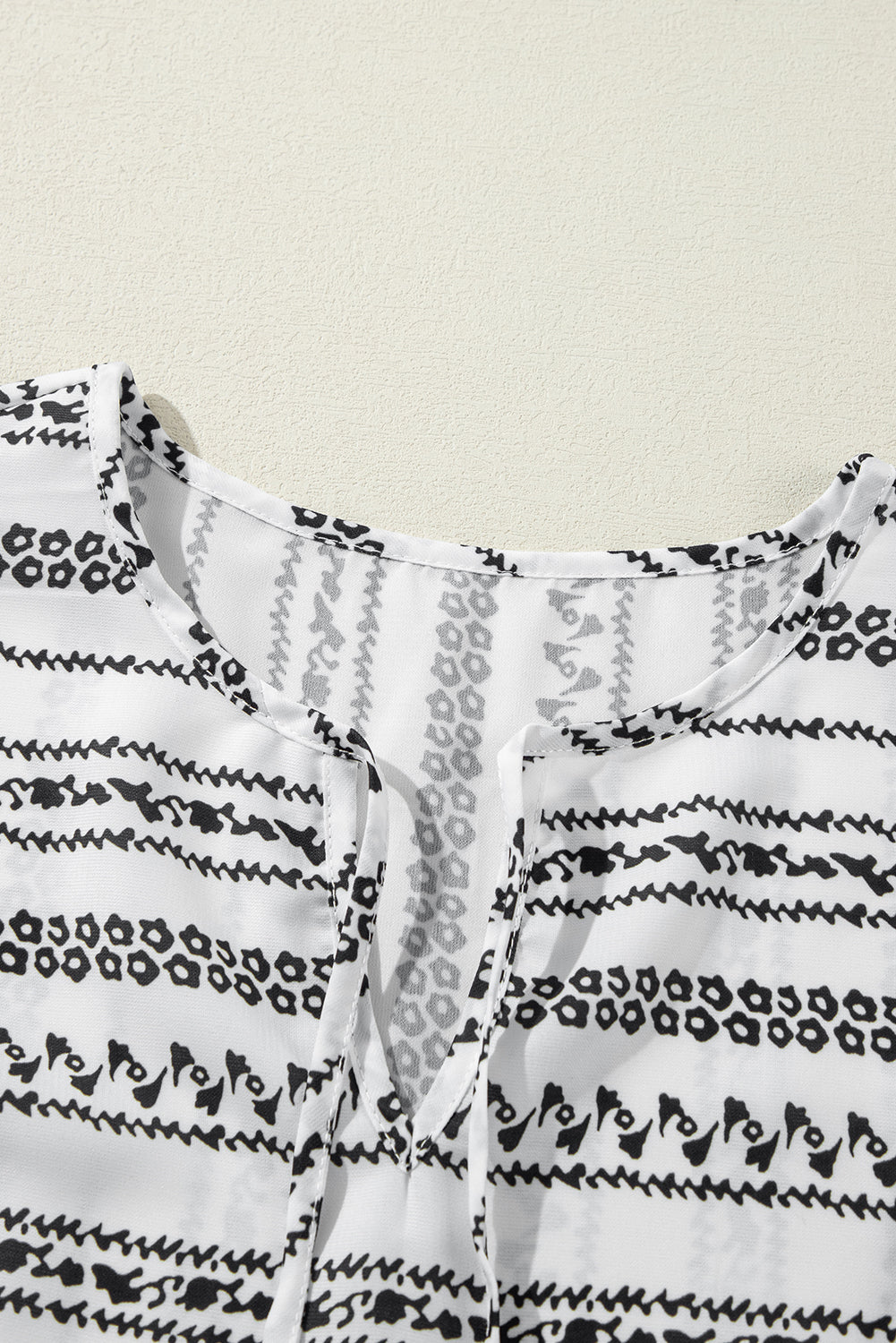 Sienna | Striped V-Neck Bell Sleeve Dress