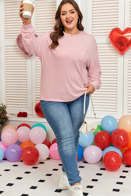 Michelle | Plus Size Ribbed Knit Pullover