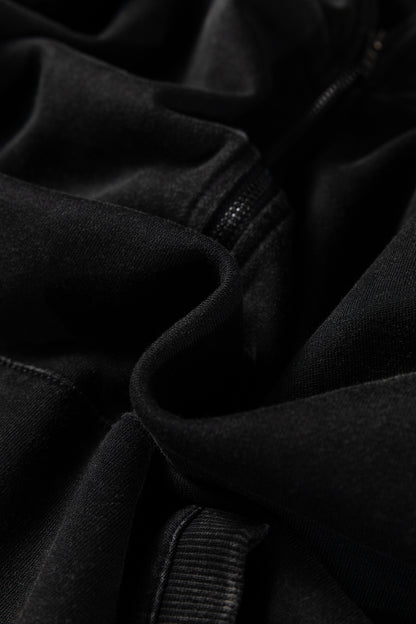 Belle | Mineral Wash Half-Zip Hoodie