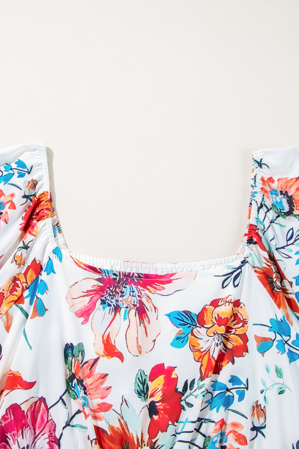 Lacey | Plus Size Floral Puff Sleeve Top