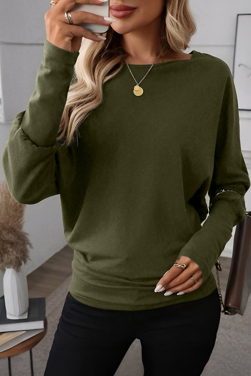 Sofia | Essential Long Sleeve Pullover Top