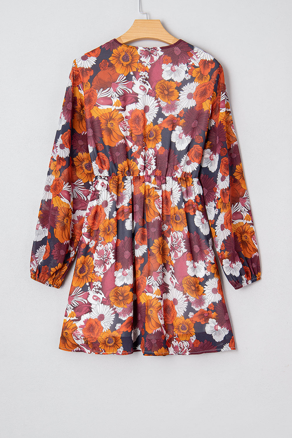 Helena | Floral Wrap Mini Dress
